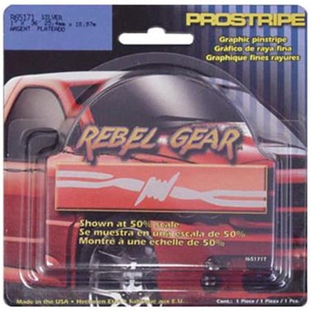 Trim Brite R65171 Pinstripe Tape, Sliver, 0.87 In. X 36 Ft. TR320482