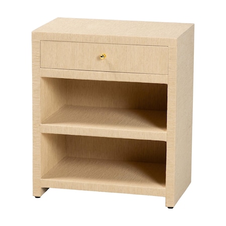 Bali & Pari William Grasscloth Nightstand 265-14546-ZORO