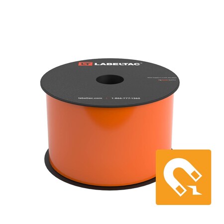 Labeltac Magnetic Supply 3in x 25ft LT4/Pro X, Orange LT306M