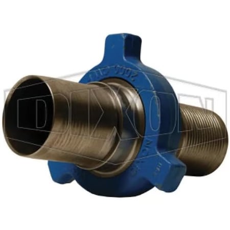 Dixon FIG 206 1 pc Complete Male/Female Frac Fitting Assembly, 4 in Nominal, Iron/Steel/Forged Steel Nut,  HUMF206400CS