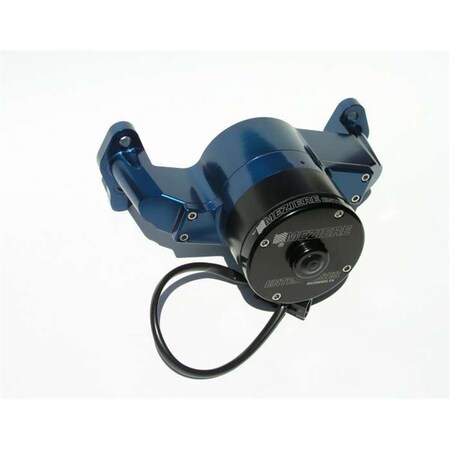 Meziere WP101B Small Block Chevy Billet Electric Water Pump - Blue MEZWP101B