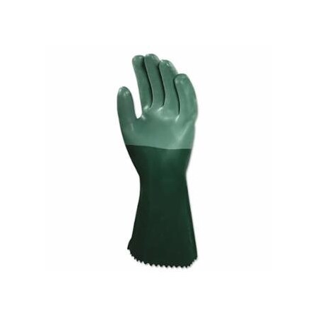 Alphatec 08-354 Neoprene Dipped Gloves, Rough Finish, Size 10, Green, 12PK 012-8-354-10