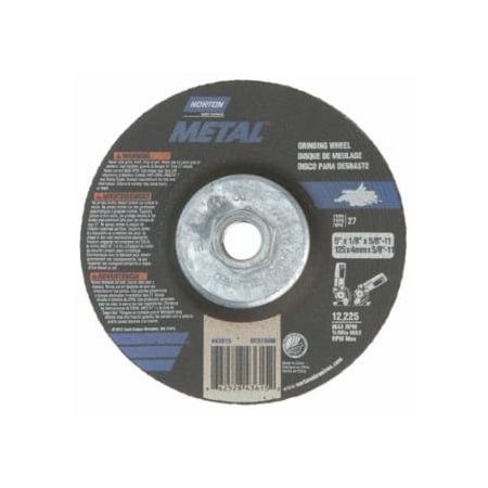 Norton Co Gemini Depressed Center Wheel, 6 in Dia, 1/4 in Thick, 7/8 in Arbor 547-66252801865