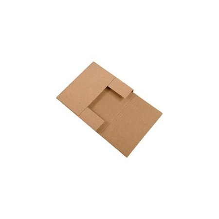 Bubblefast 50-12 1/2 x 12 1/2 x 2 1/2'' Kraft Easy-Fold Mailers, 50PK BFM12122K
