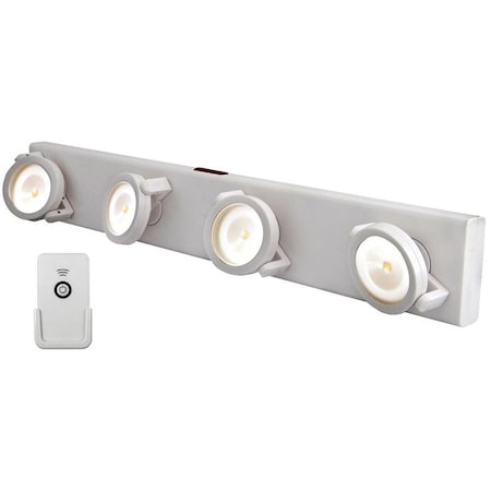 Westek Under Cabinet Track Light, 4085 W, 4Lamp, LED Lamp, 75 Lumens Lumens, 3000 K Color Temp LPL704