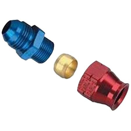 Earls 165006 Aluminum -6An Male To 0.37 In. Tubing Adapter E14-165006