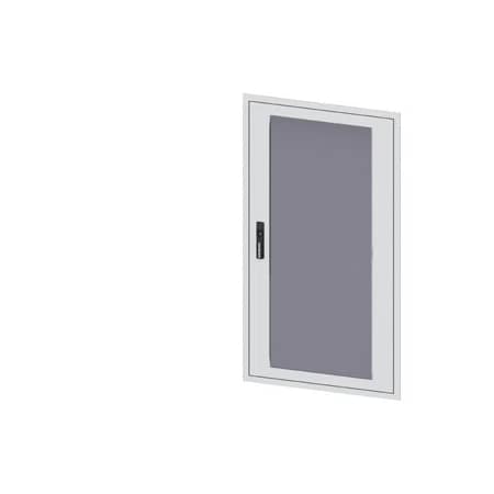Siemens ALPHA 125 NF transparent door with cover frame for flush mounting single 8GK9507-7KK20
