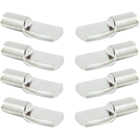 Prime-Line 5mm Nickel Metal Shelf Support Peg, 8-Count U 10166