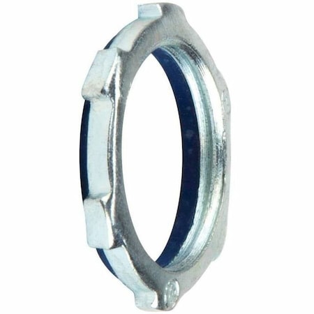 Dottie Conduit Fitting Locknut, 1 in, Threaded, Steel, Zinc Plated LNS100