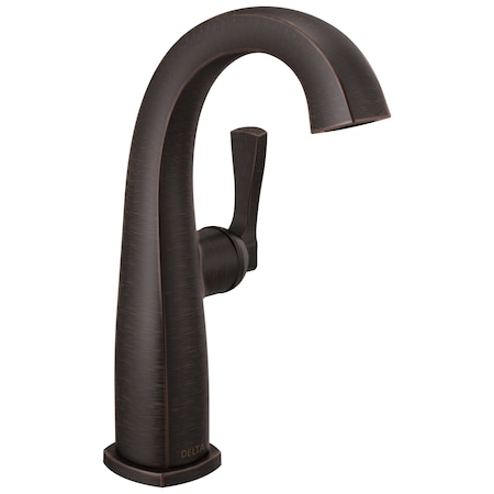 Delta Stryke Single Handle Mid-Height Bathroom Faucet, 6.63 in, Venetian Bronze 677-RB-DST