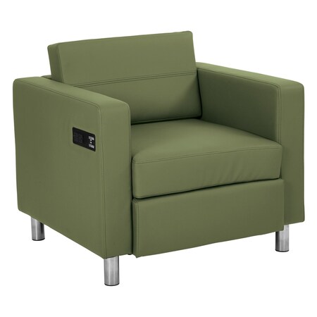 Office Star Products Atlantic Chair, Sage ATL51-R106