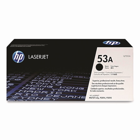 Hp Toner Cartridge, Black Q7553A