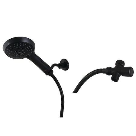 Kingston Brass Multi-Function Hand Shower Kit, Matte Black KX1540BD