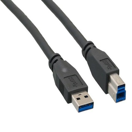 Sanoxy 10ft USB 3.0 A Male to B Male Cable, Black SNX-CBL-LDR-U3102-1110
