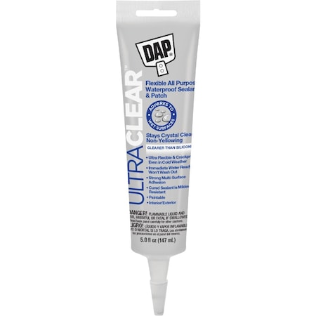 Dap Ultra 5 Oz. Flexible Elastomeric Sealant Clear 7079818387