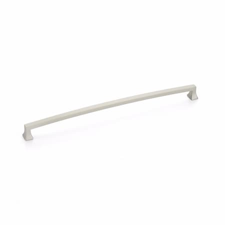 Schaub 12in Center to Center Menlo Park Arched Cabinet Pull Satin Nickel Finish 529-15