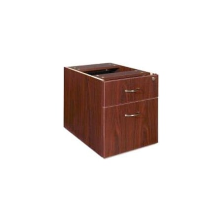 Lorell Pedestal Lorell Contemporary Furniture, Laminate, Laminate, Mahogany LLR69398