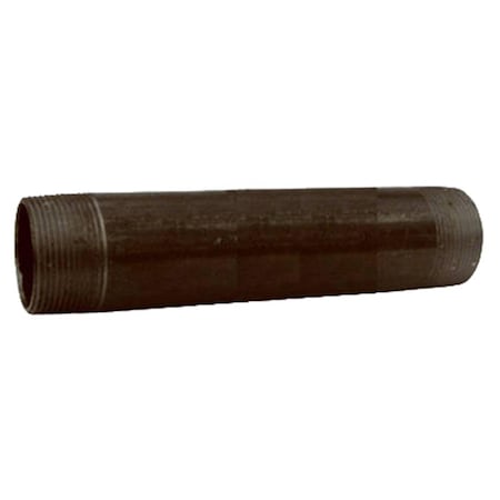 Pannext Fittings NB-0350 0.38 x 5 in. Black Nipple 170642