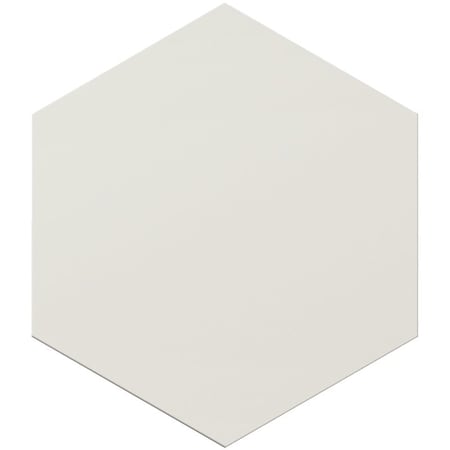 Apollo Tile Terra Mia 8.1 in. x 9.25 in. Matte White Porcelain Hexagon Wall and Floor Tile 9.93 sqft/case, 25PK TER88WHTSPKA