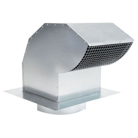 Victory 8-Inch Round Duct Roof Cap, Galvanized Steel 8RC