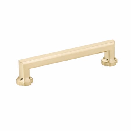 Schaub 5in Center to Center Empire Cabinet Pull Signature Satin Brass Finish 884-SSB