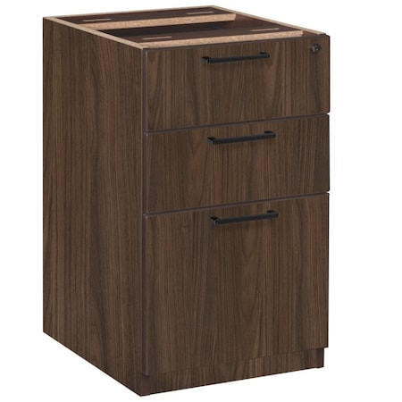Regency Legacy Box Box File Pedestal Drawer Unit- Neo Walnut LPBBF22NW
