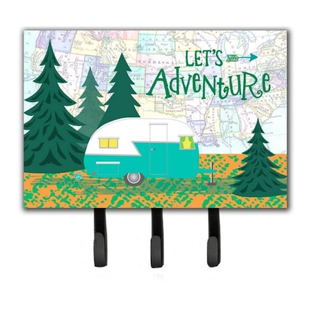 Carolines Treasures Lets Adventure Glamping Trailer Leash or Key Holder VHA3003TH68