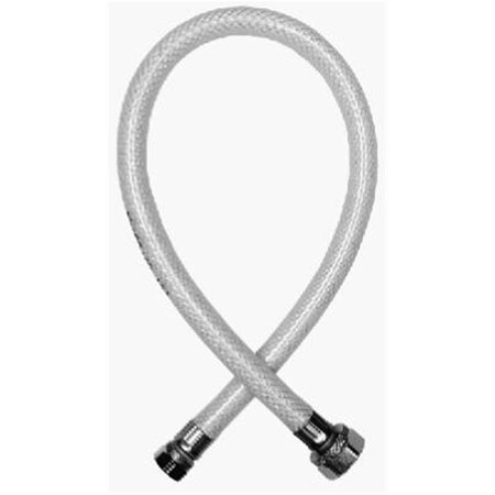 Gourmetgalley 7228-20-38-2 0.38 C x 0.5 FIP x 20 in. Reinforced Poly Vinyl Faucet Connector GO2498895
