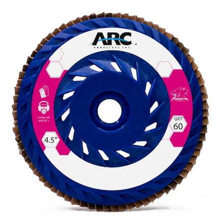 Arc Abrasives Flap Disc, Coated, Ceramic 75-10915HE