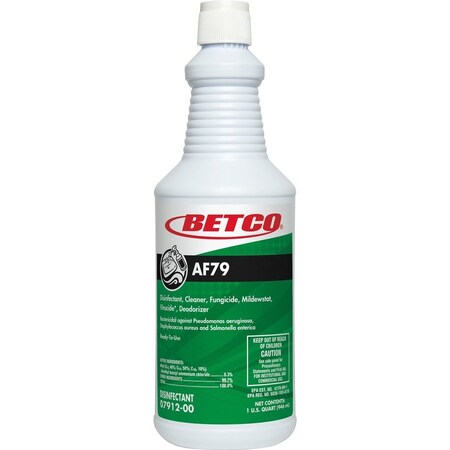Betco AF79 Acid-Free Restroom Cleaner, Ready-To-Use, Citrus Bouqet Scent, 32 fl oz, 12PK 0791200