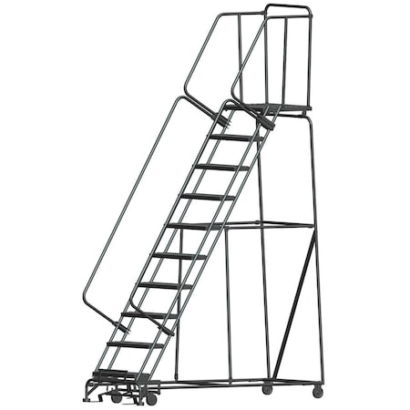 Ballymore Safety Rolling Ladder, Steel, 100 in.H 103221GSU