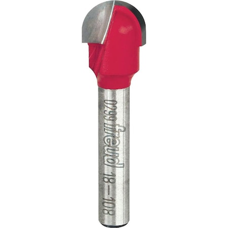 Freud Round Nose Router Bit, 1/2" Cutting Dia. 18-108