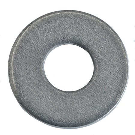 Zoro Select Flat Washer, For Screw Size 1/4 in , Titanium Plain Finish 0001688