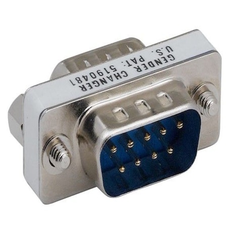 Sanoxy 2 PACK DB9 Male to Male Mini Gender Changer SNX-CBL-LDR-DB207-0100
