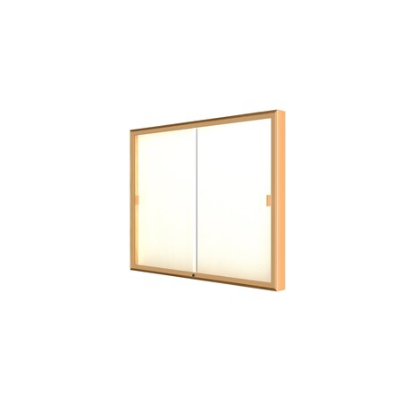 Ghent Wall Case Display 60x48x4, Plaque 88-4860PB-GD