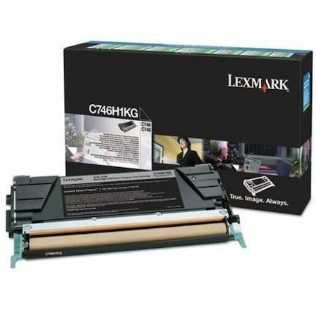 Lexmark High Yield Black Toner Cartridge 12K YLD C746H1KG