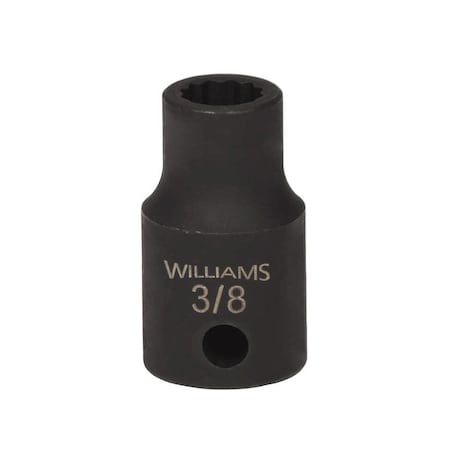 Williams 1/2" Drive Impact Socket Black Industrial, 1/2Dr 1-1/16 12Pt JHW35534