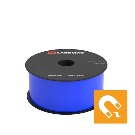 Labeltac Magnetic Supply 2in x 25ft LT4/Pro X, Blue LT207M