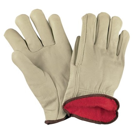 Bsc Preferred Cowhide Leather Drivers Gloves Lined GLV1063L