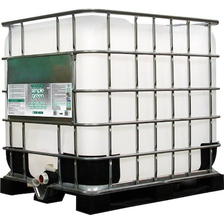 Simple Green Industrial Cleaner And Degreaser, 275 Gal Tote, Liquid, Clear Colorless 0600000119275