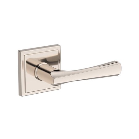 Baldwin Residential Door Levers Full Dummy Right Hand Lifetime Bright Nickel FDWYNSSR055