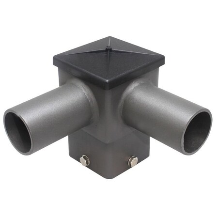 Westgate SQUARE HORIZONTAL TENON , BRONZE , SLIPS ON 4" POLE, NO ADAPTOR NEEDED PSS4T90HTZ