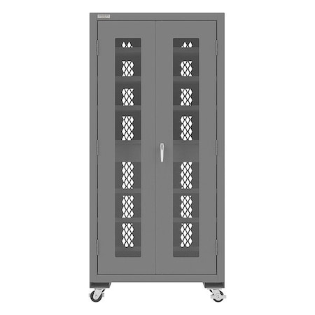 Durham Mfg Charging Cabinet, Ventilated, Gray 2501MCS-12S-95