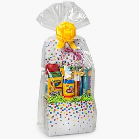Nashville Wraps Clear Cello Basket Bags, Large 20x36, 50PK C2036BC