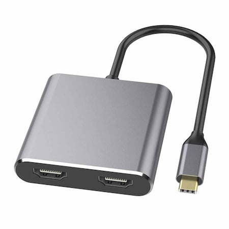 Sanoxy USB C Dock Station Hub to 2 Port Hdmi Adapter Cable SNX-HUB5
