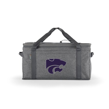 Picnic Time Family Of Brands NCAA Kansas State Wildcats 64 Can Collapsible Cooler, Large Insulated Soft Cooler Bag 716-00-105-254-0