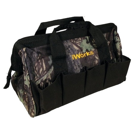 Iwork Olympia Tools 72-311 Tool Bag, 7.87 in W, 1.18 in D, 12.99 in H, 10-Pocket, Black 91-019