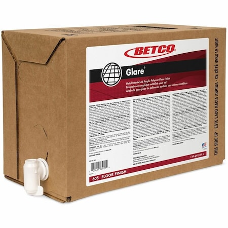 Betco Glare Floor Finish, 5 gal 605B500