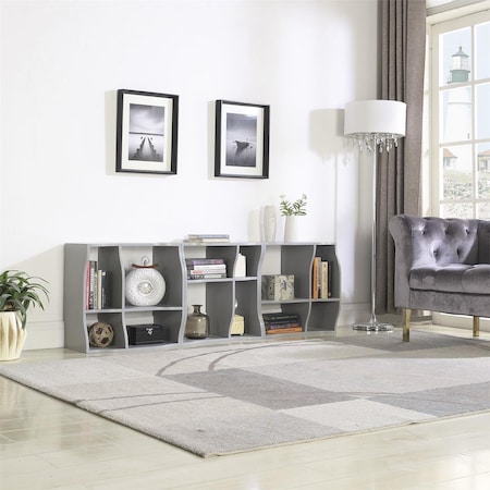 Proman Products Justin Wave Shelf Gray -  Set of 3, 3PK ST17083