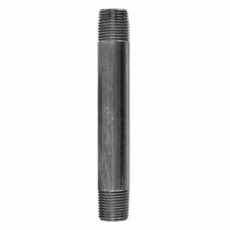 Stz Industries 3/8 in. MIP each X 3/8 in. D MIP Black Steel 5-1/2 in. L Nipple 308UP38X512